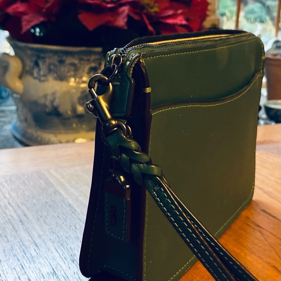 Coach 1941 Soho Crossbody Clutch 22037 Tea Rose Glovetanned Leather, Turquoise - Picture 5 of 7